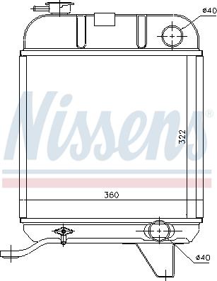 Nissens 694409 - Radiator, mühərrikin soyudulması furqanavto.az