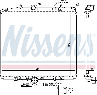 Nissens 63695A - Radiator, mühərrikin soyudulması furqanavto.az