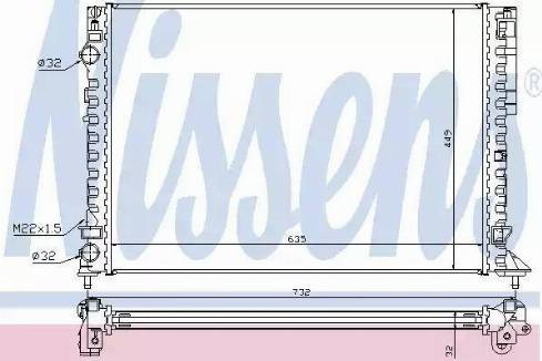 Nissens 63839A - Radiator, mühərrikin soyudulması furqanavto.az