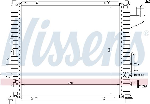 Nissens 63837A - Radiator, mühərrikin soyudulması furqanavto.az