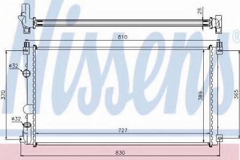 Nissens 63824 - Radiator, mühərrikin soyudulması furqanavto.az