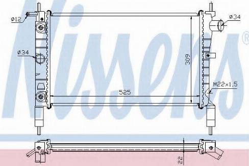 Nissens 63283A - Radiator, mühərrikin soyudulması furqanavto.az