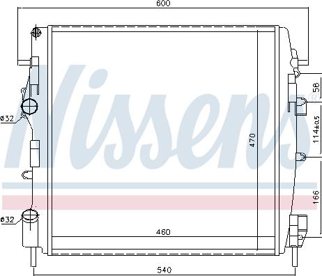 Nissens 63762 - Radiator, mühərrikin soyudulması furqanavto.az