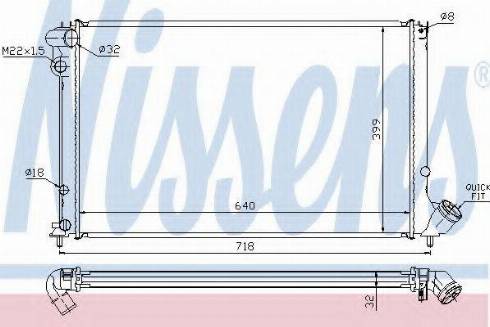 Nissens 63732A - Radiator, mühərrikin soyudulması furqanavto.az