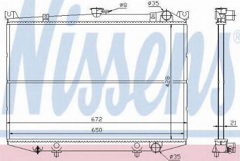 Nissens 62929 - Radiator, mühərrikin soyudulması furqanavto.az