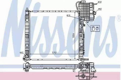 Nissens 62559 - Radiator, mühərrikin soyudulması furqanavto.az