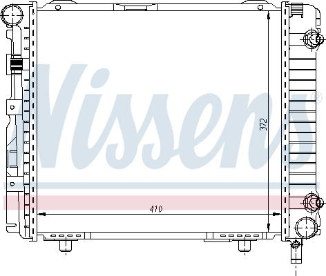 Nissens 62556 - Radiator, mühərrikin soyudulması furqanavto.az