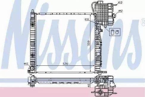 Nissens 62561 - Radiator, mühərrikin soyudulması furqanavto.az