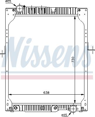 Nissens 62643A - Radiator, mühərrikin soyudulması furqanavto.az