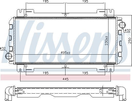 Nissens 62093 - Radiator, mühərrikin soyudulması furqanavto.az