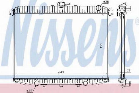 Nissens 62069 - Radiator, mühərrikin soyudulması furqanavto.az