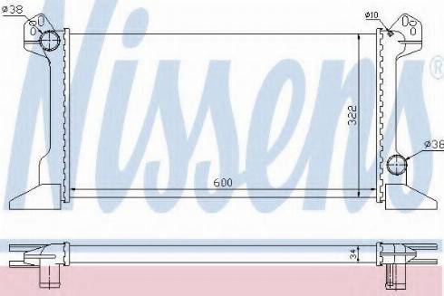 Nissens 62177A - Radiator, mühərrikin soyudulması furqanavto.az