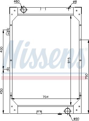 Nissens 62871 - Radiator, mühərrikin soyudulması furqanavto.az