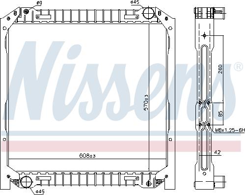 Nissens 62344 - Radiator, mühərrikin soyudulması furqanavto.az