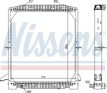 Nissens 62343A - Radiator, mühərrikin soyudulması furqanavto.az