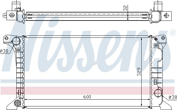 Nissens 62369A - Radiator, mühərrikin soyudulması furqanavto.az