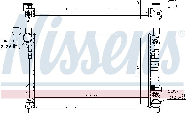 Nissens 62786A - Radiator, mühərrikin soyudulması furqanavto.az