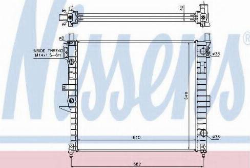 Nissens 62787 - Radiator, mühərrikin soyudulması furqanavto.az