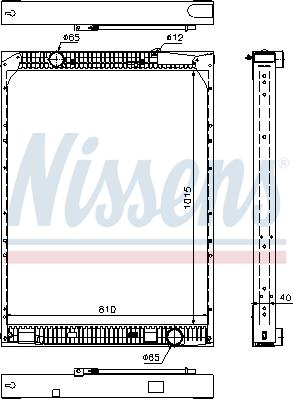 Nissens 67169 - Radiator, mühərrikin soyudulması furqanavto.az