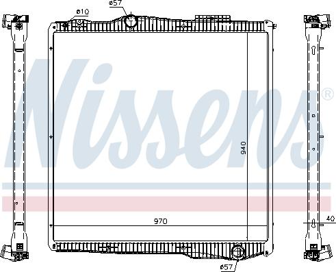 Nissens 67291 - Radiator, mühərrikin soyudulması furqanavto.az