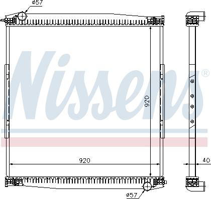 Nissens 67282 - Radiator, mühərrikin soyudulması furqanavto.az