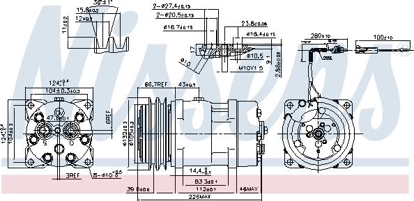 Nissens 899927 - Kompressor, kondisioner furqanavto.az