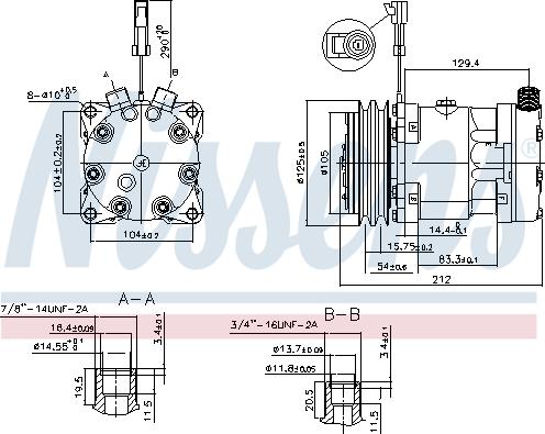 Nissens 89518 - Kompressor, kondisioner furqanavto.az