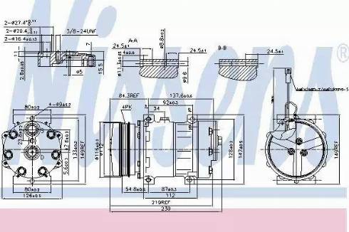 Nissens 890016 - Kompressor, kondisioner furqanavto.az