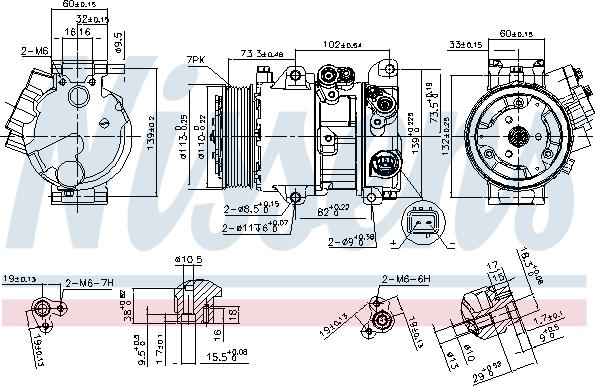 Nissens 890144 - Kompressor, kondisioner furqanavto.az