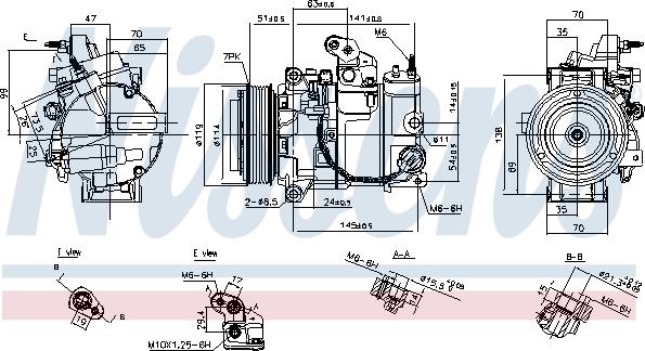 Nissens 890816 - Kompressor, kondisioner furqanavto.az