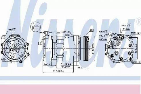 Nissens 89025 - Kompressor, kondisioner furqanavto.az