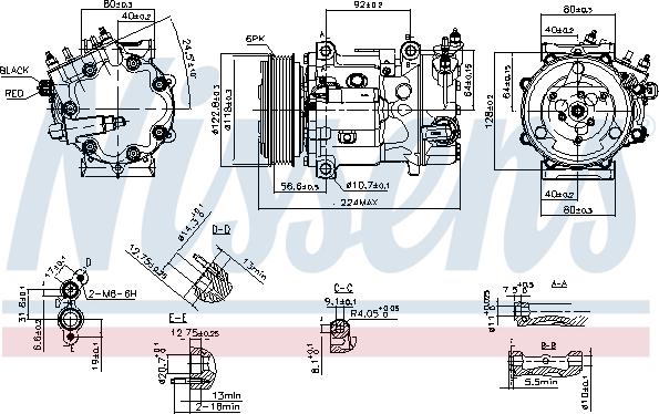 Nissens 890744 - Kompressor, kondisioner furqanavto.az