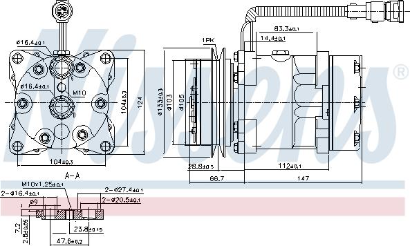 Nissens 89078 - Kompressor, kondisioner furqanavto.az