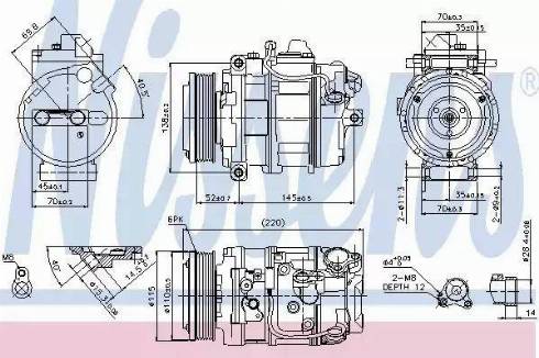 Nissens 89114 - Kompressor, kondisioner furqanavto.az