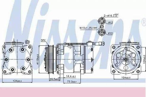 Nissens 89110 - Kompressor, kondisioner furqanavto.az