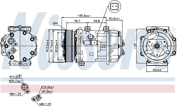 Nissens 89136 - Kompressor, kondisioner furqanavto.az