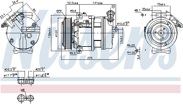 Nissens 89397 - Kompressor, kondisioner furqanavto.az