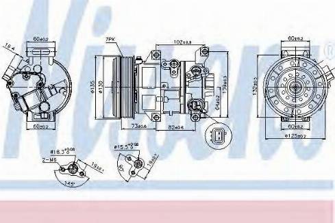 Nissens 89337 - Kompressor, kondisioner furqanavto.az