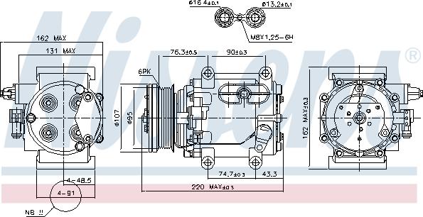 Nissens 89239 - Kompressor, kondisioner furqanavto.az