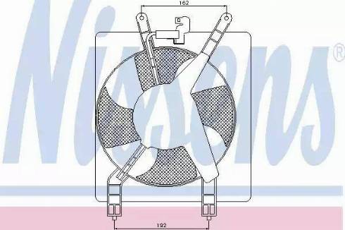 Nissens 85503 - Fan, kondisioner, kondisioner furqanavto.az