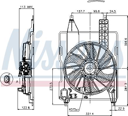 Nissens 85515 - Fen, radiator furqanavto.az