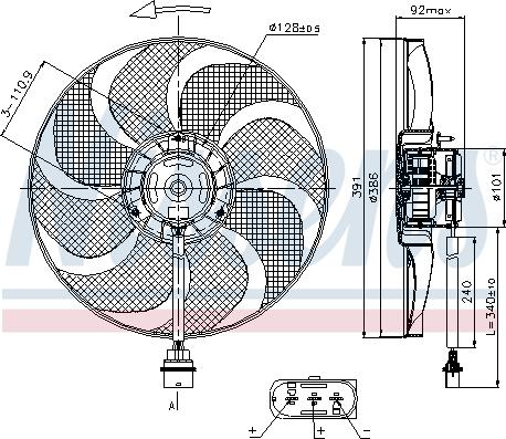 Nissens 85690 - Fen, radiator furqanavto.az