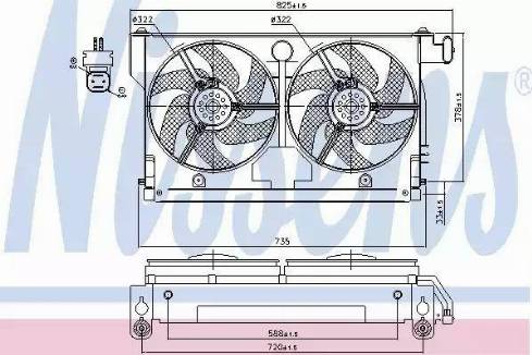 Nissens 85661 - Fen, radiator furqanavto.az