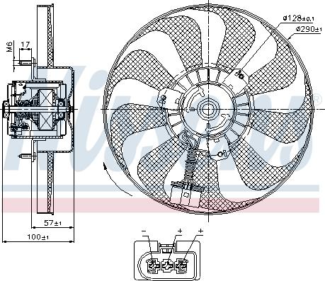 Nissens 85684 - Fen, radiator furqanavto.az