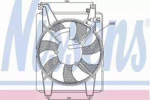 Nissens 85625 - Fan, kondisioner, kondisioner furqanavto.az