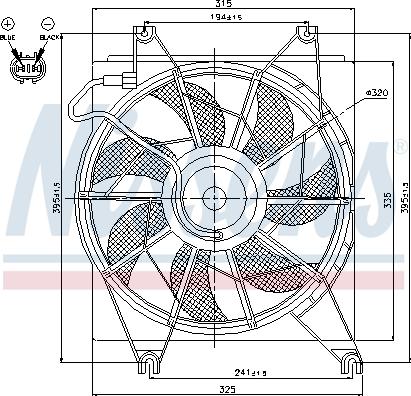 Nissens 85620 - Fen, radiator furqanavto.az