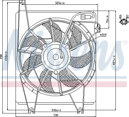 Nissens  85623 - Fen, radiator furqanavto.az