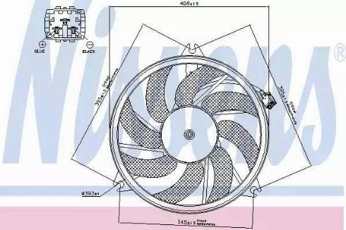 Nissens 85671 - Fen, radiator furqanavto.az