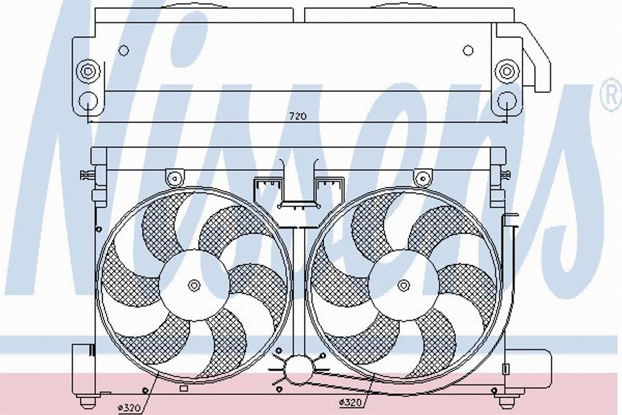 Nissens 85057 - Fen, radiator furqanavto.az