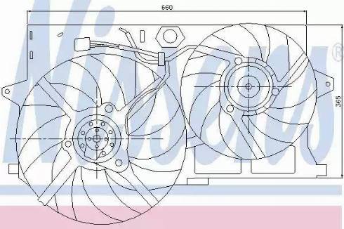 Nissens 85006 - Fen, radiator furqanavto.az